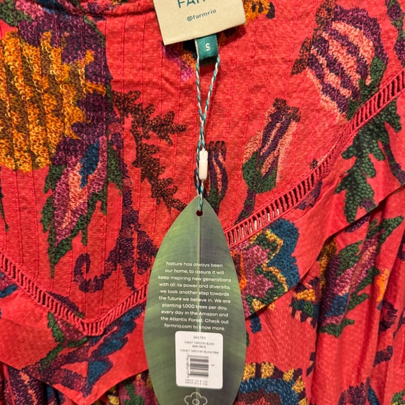 Farm Rio | Sunset Tapestry Mini Dress - Picture 4 of 4